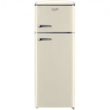 Omnys Retro Ψυγείο Δίπορτο 206lt Υ141.4xΠ55xΒ57εκ. Μπεζ WNT-EPQ10825C